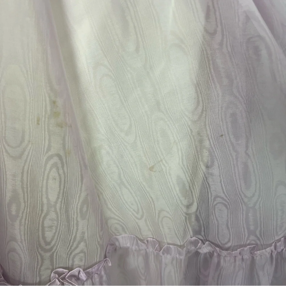Gunne Sax Lilac 70s Dress Lace Ruffles - Picture 7 of 14